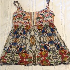 Anthropologie pretty little summer/fall top